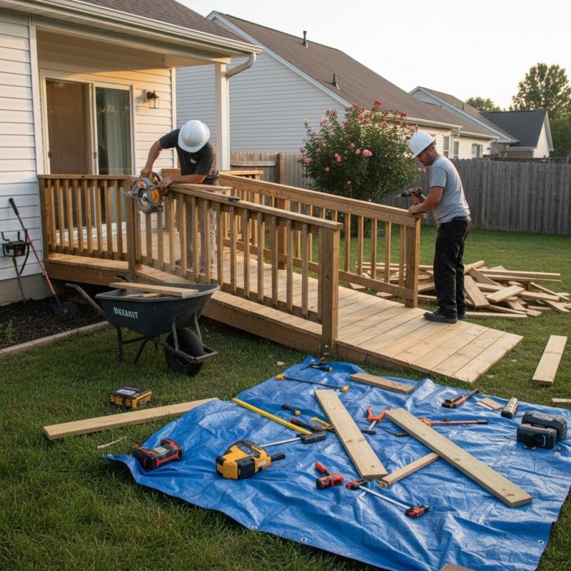 Handicap Ramp Installation